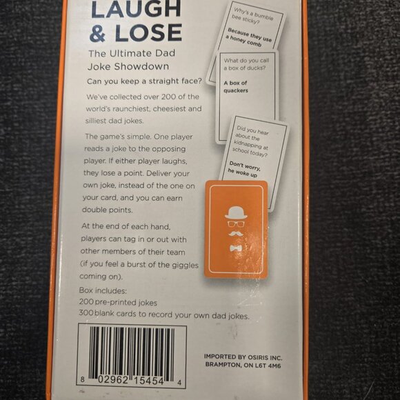 Laugh & Lose Dad Joke Party Game - Like New Condition - Picture 2 of 2
